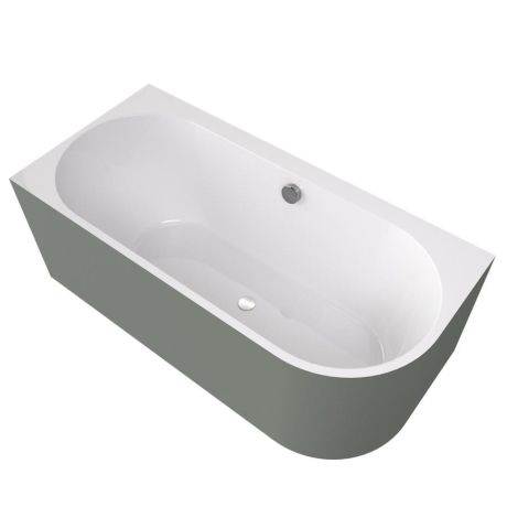 Przejdź do produktu ASTRA L MONOLITH wanna wolnostojąca przyścienna 160x75x60cm, biały/verde
