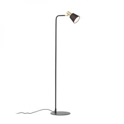 ICAR podłogowa czarna/złota  230V LED E27 11W