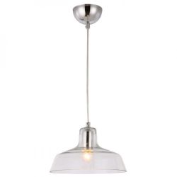 DORA wisząca  szkło przezroczyste/chrom 230V LED E27 11W