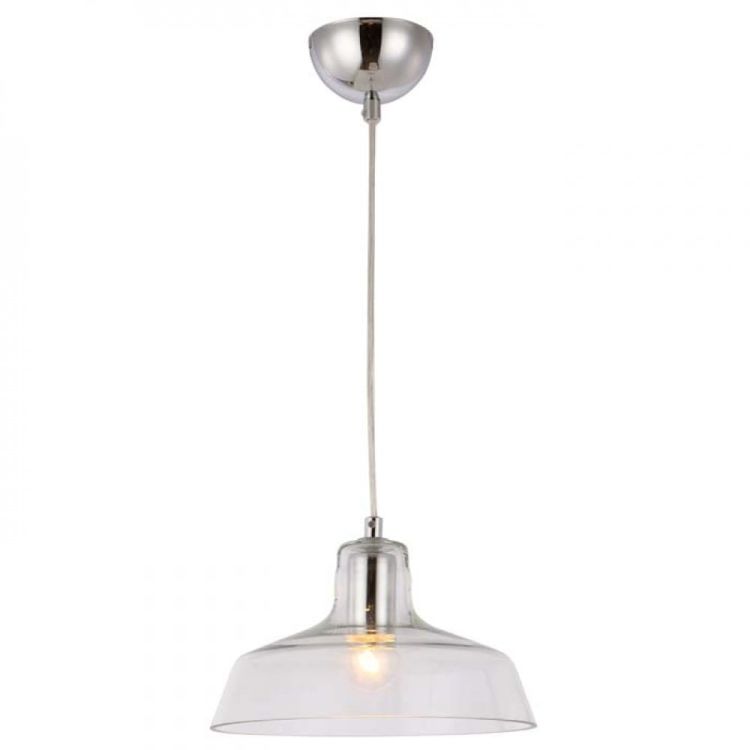 DORA wisząca  szkło przezroczyste/chrom 230V LED E27 11W