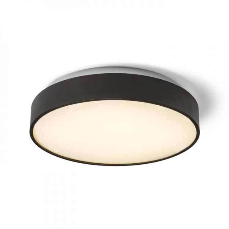 MENSA R 40 sufitowa czarna matowa   230V LED 28W  3000K
