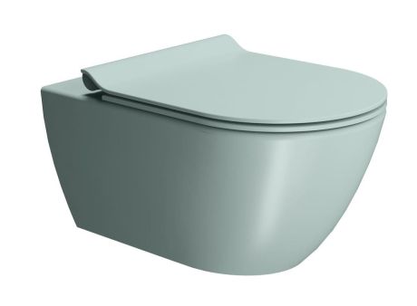 Przejdź do produktu PURA WC wiszące, Swirlflush, 55x36 cm, ghiaccio dual-mat