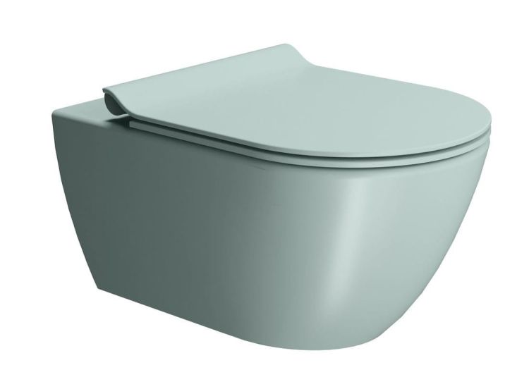 PURA WC wiszące, Swirlflush, 55x36 cm, ghiaccio dual-mat