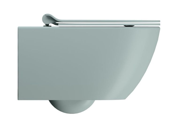 PURA WC wiszące, Swirlflush, 55x36 cm, ghiaccio dual-mat