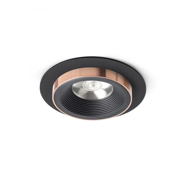 SHARM R I wpuszczana czarna/czarna miedź 230V LED 10W 24°  3000K