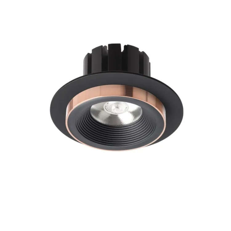 SHARM R I wpuszczana czarna/czarna miedź 230V LED 10W 24°  3000K