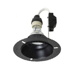 IPSO R IP65 wpuszczana czarna 230V LED GU10 9W IP65