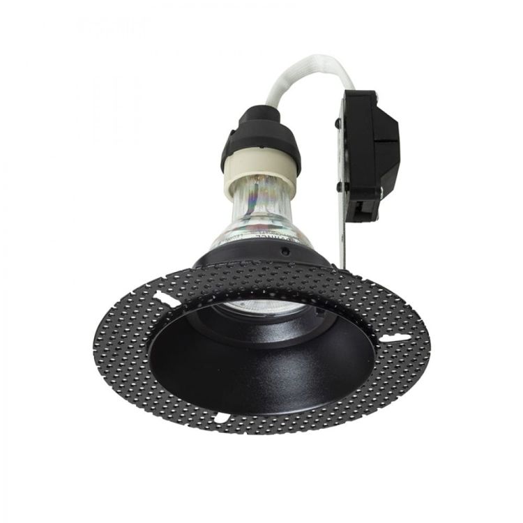 IPSO R IP65 wpuszczana czarna 230V LED GU10 9W IP65
