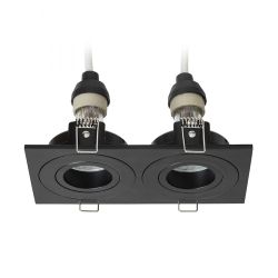 GALO II wpuszczana czarna 230V LED GU10 9W IP65