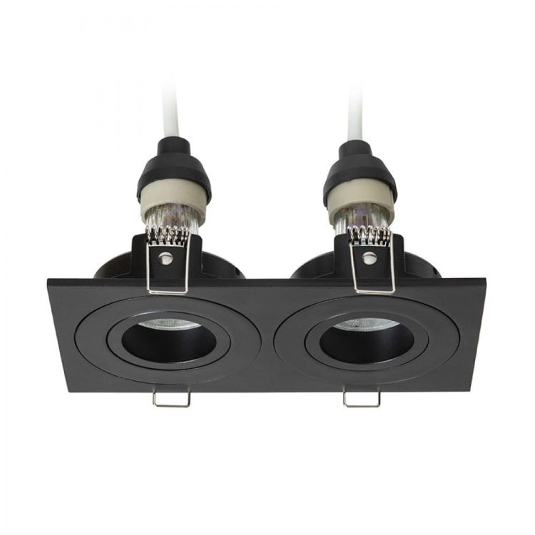 GALO II wpuszczana czarna 230V LED GU10 9W IP65