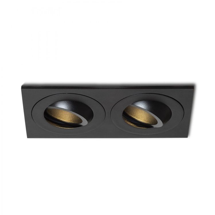 GALO II wpuszczana czarna 230V LED GU10 9W IP65