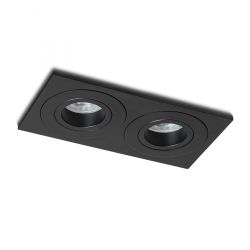 GALO II wpuszczana czarna 230V LED GU10 9W IP65