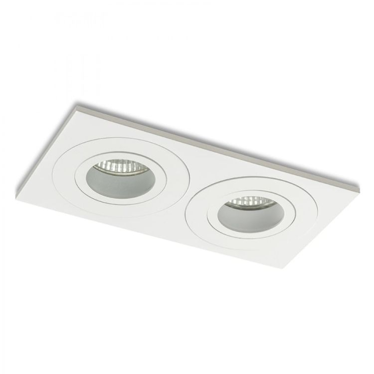 GALO II wpuszczana biała 230V LED GU10 9W IP65