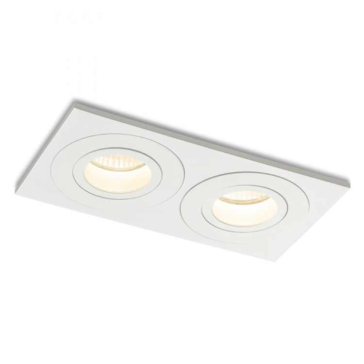 GALO II wpuszczana biała 230V LED GU10 9W IP65
