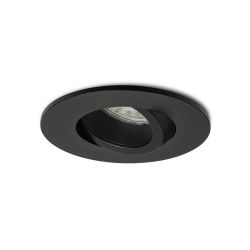 GALO R wpuszczana czarna 230V LED GU10 9W IP65