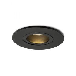 GALO R wpuszczana czarna 230V LED GU10 9W IP65