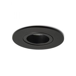 GALO R wpuszczana czarna 230V LED GU10 9W IP65