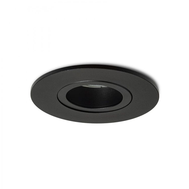 GALO R wpuszczana czarna 230V LED GU10 9W IP65