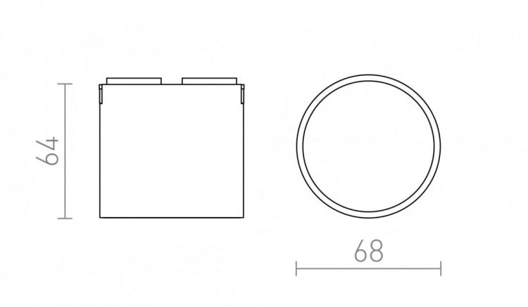 CODI dla systemu VEGA/WAVE czarna  24= LED 6W 110°  3000K 4000K 6500K
