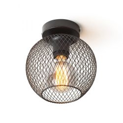 COSIR 18 sufitowa czarna 230V LED E27 11W
