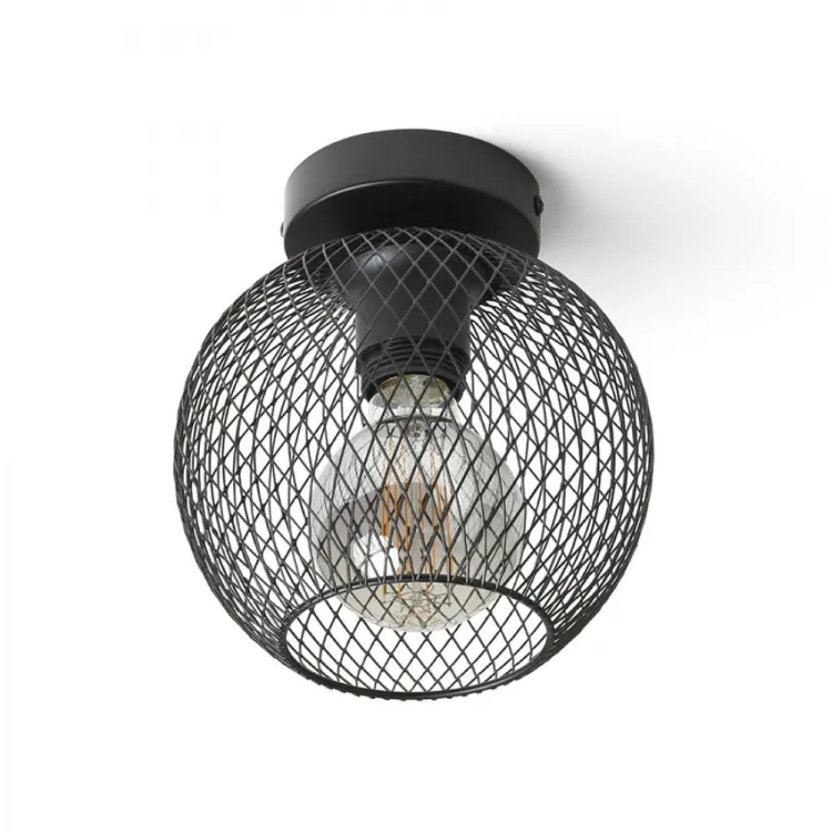 COSIR 18 sufitowa czarna 230V LED E27 11W