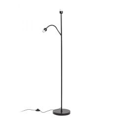 PAMPA stojak podłogowy czarna 230V LED E27 11+7W