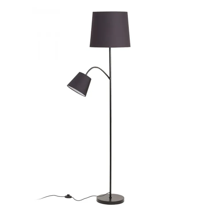 PAMPA stojak podłogowy czarna 230V LED E27 11+7W