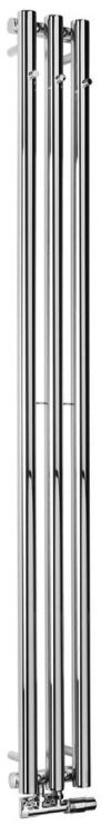 PILON grzejnik łazienkowy 196x1800mm, 3 wieszaki, chrom