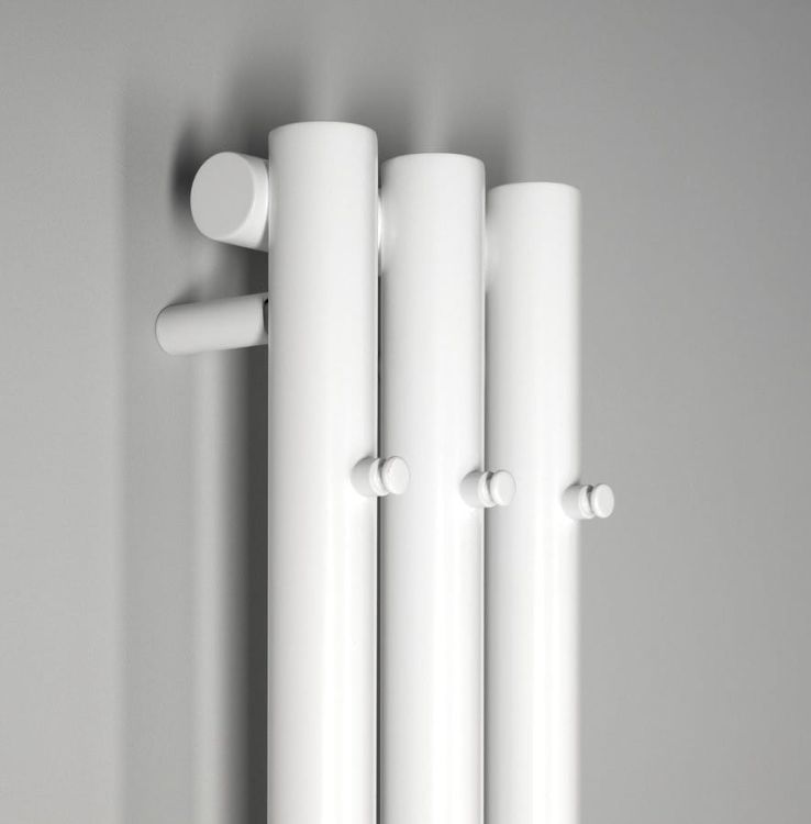 PILON grzejnik łazienkowy 196x1800mm, 3 wieszaki, biały mat