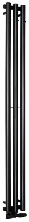 PILON grzejnik łazienkowy 196x1800mm, 3 wieszaki, czarny mat