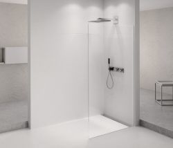 ARCHITEX CHROM walk-in, 862 mm, szkło czyste