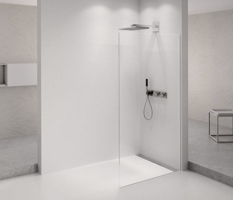 ARCHITEX CHROM walk-in, 1062 mm, szkło czyste
