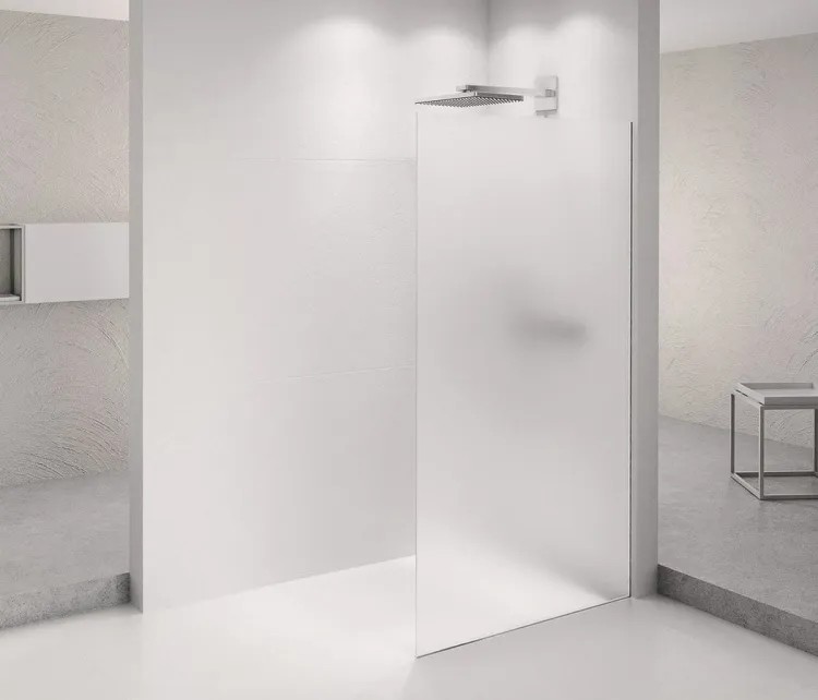 ARCHITEX CHROM walk-in, 862 mm, szkło matowe