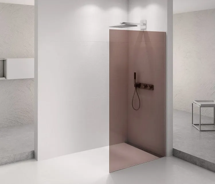 ARCHITEX CHROM walk-in, 1062 mm, szkło Marron