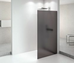ARCHITEX CHROM walk-in, 662 mm, szkło mat dymione