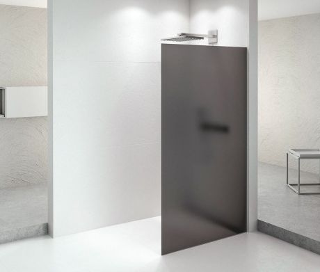 Przejdź do produktu ARCHITEX CHROM walk-in, 862 mm, szkło mat dymione