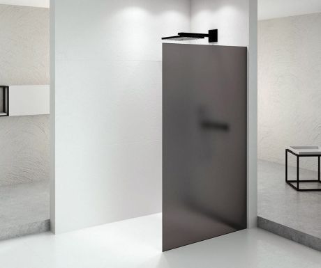 Przejdź do produktu ARCHITEX BLACK MATT walk-in, 862 mm, szkło mat dymione