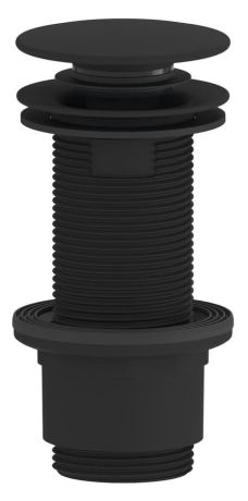 Przejdź do produktu Odpływ umywalkowy 5/4”, klik-klak, duży korek, 10-80mm, ABS/czarny mat