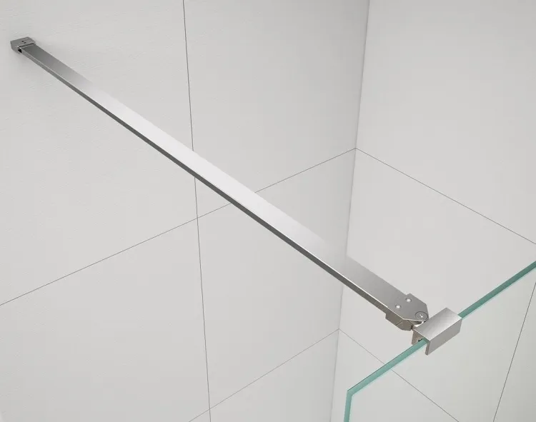 ESCA CHROME jednoczęściowa kabina przysznicowa Walk-In, szklo dymione, 1100 mm