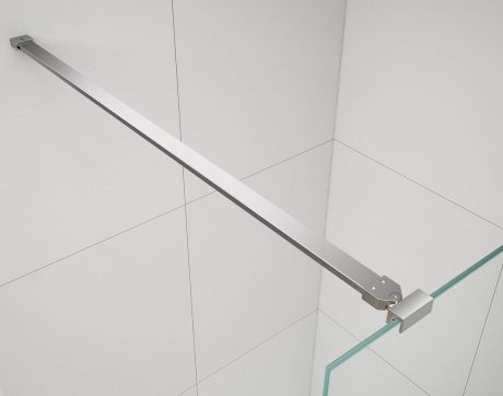Przejdź do produktu ESCA CHROME jednoczęściowa kabina przysznicowa Walk-In, szklo dymione, 1400 mm