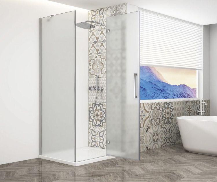 TRINITY CHROME kabina prysznicowa 1000x1200mm, szkło matowe, prawe