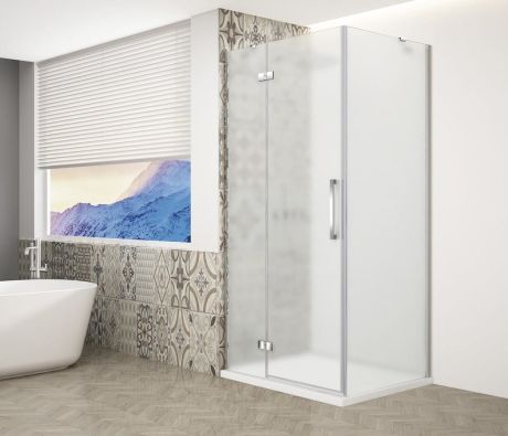 Przejdź do produktu TRINITY CHROME kabina prysznicowa 900x1200mm, szkło matowe, lewe
