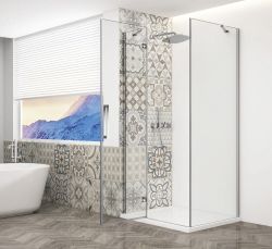 TRINITY CHROME kabina prysznicowa 1200x800mm, szkło czyste, lewe