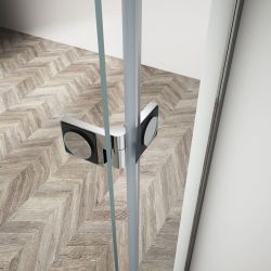 TRINITY CHROME kabina prysznicowa 1200x800mm, szkło czyste, lewe