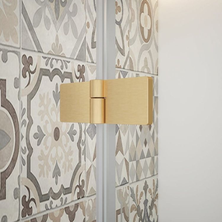 TRINITY GOLD MATT kabina prysznicowa 800x900mm, szkło czyste, lewe