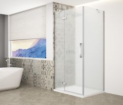 TRINITY CHROME kabina prysznicowa 800x900mm, szkło matowe, lewe