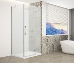 TRINITY CHROME kabina prysznicowa 800x900mm, szkło matowe, prawe