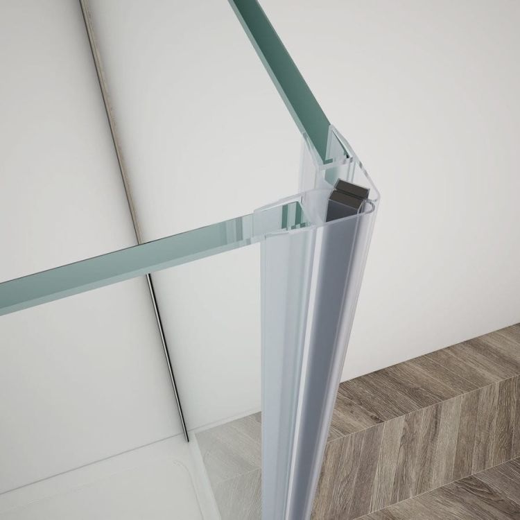 TRINITY CHROME kabina prysznicowa 800x900mm, szkło matowe, prawe