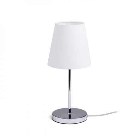Przejdź do produktu NYC/CONNY 15/15 stołowa  Polycotton biała/nikiel 230V LED E27 11W