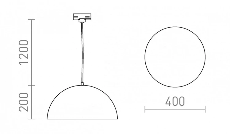 GLADYS 40 do 3-faz. szyny czarna/złota 230V LED E27 15W